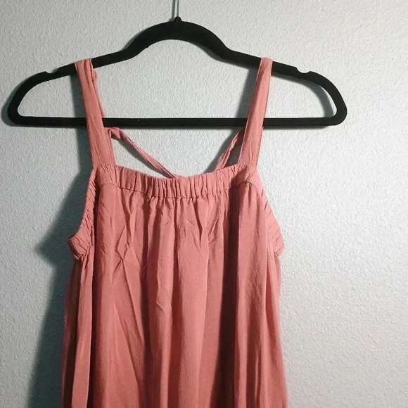 Old Navy Womens Mauve-ish Maxi Dress Spaghetti Strap Size Small - Picture 3 of 10